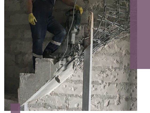 Демонтаж металлических и бетонных лестниц в Шуе