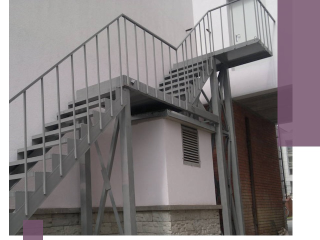 Монтаж пожарных лестниц под ключ в Шуе с гарантией качества