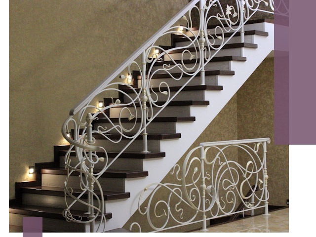 Кованые лестницы под ключ в Шуе — изготовление и монтаж