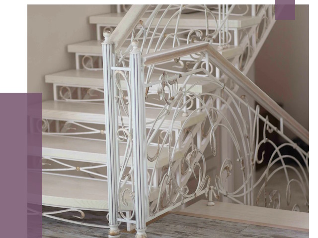 Изготовление кованых лестниц на заказ в Шуе от 87380 руб. | ПРОЛЁТ-Шуя