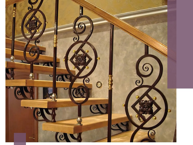 Изготовление кованых лестниц под ключ в Шуе