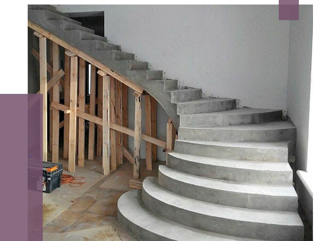 Изготовление бетонных лестниц под ключ в Шуе от 20046 руб. | ПРОЛЁТ-Шуя