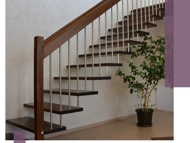 Лестницы на больцах под ключ в Шуе – изготовление и монтаж