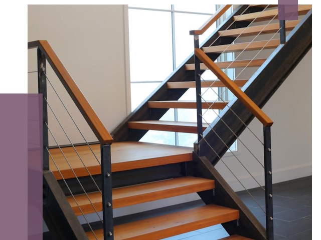 Изготовление лестниц на металлокаркасе в Шуе от 19018 руб. | ПРОЛЁТ-Шуя