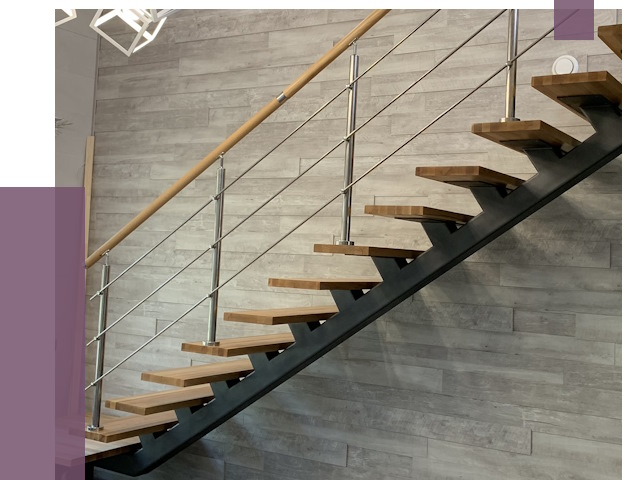 Изготовление лестниц на монокосоуре в Шуе от 76586 руб. 