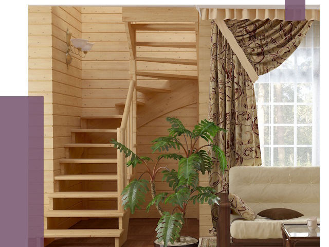 Лестницы для дачи в Шуе от 76329 руб.  | ПРОЛЁТ-Шуя