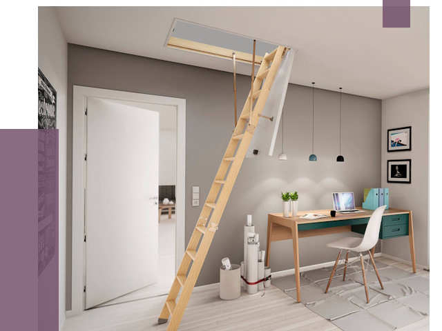 Чердачные лестницы в Шуе — от 14649 руб. | ПРОЛЁТ-Шуя