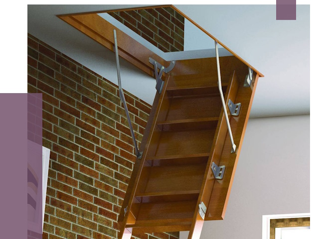 Установка чердачной лестницы в Шуе от 7864 руб. | ПРОЛЁТ-Шуя