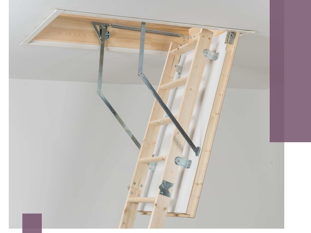 Установка чердачной лестницы под ключ в Шуе