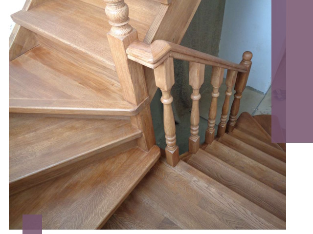 Дубовые лестницы под ключ в Шуе: изготовление и монтаж