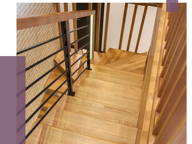 Лестницы из ясеня в Шуе под ключ от 10074 руб. 