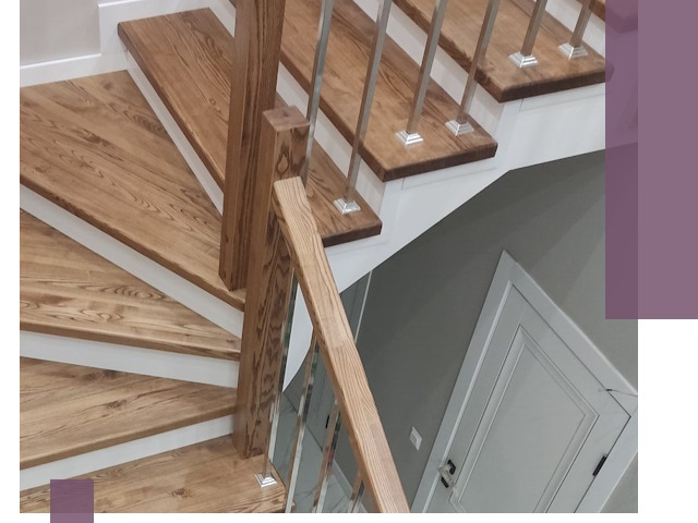 Обшивка металлических лестниц под ключ в Шуе