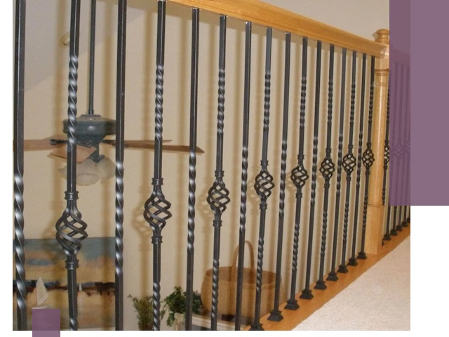 Изготовление и монтаж кованных перил в Шуе под ключ