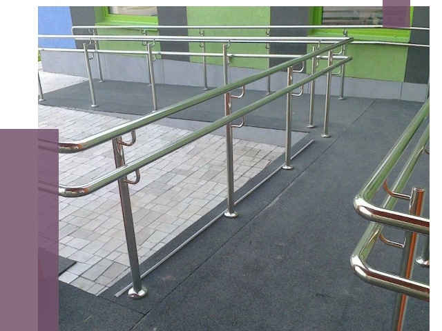 Ограждения пандусов в Шуе от 4369 руб. монтаж | ПРОЛЁТ-Шуя