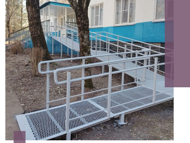 Пандусы под ключ в Шуе: изготовление, монтаж и демонтаж