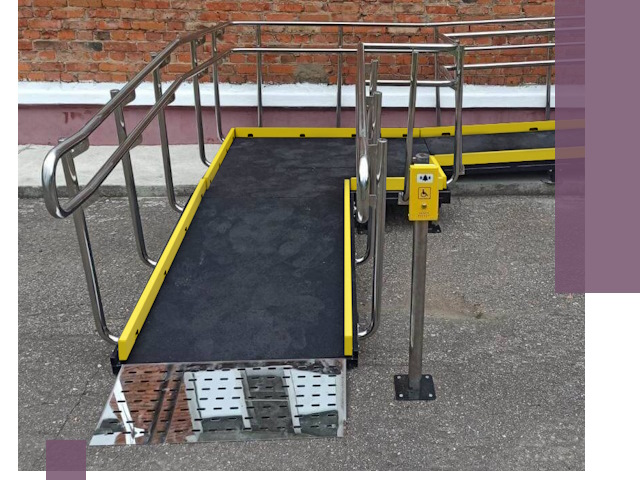 Изготовление наклонных пандусов для инвалидов в Шуе