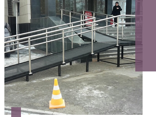 Стационарные пандусы под ключ в Шуе — изготовление и монтаж