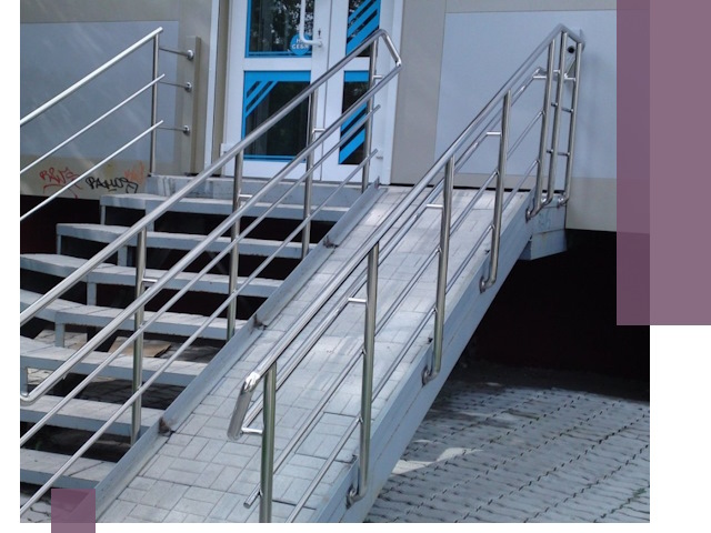 Пандус на крыльцо под ключ в Шуе: монтаж и изготовление