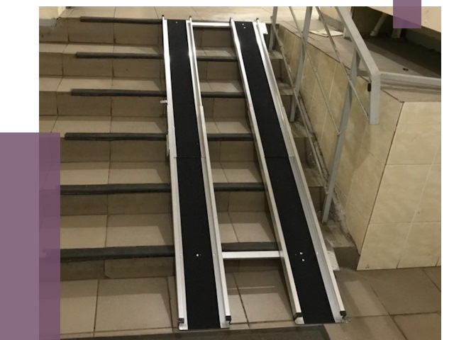 Установка пандуса в подъезд в Шуе от 8018 руб. под ключ | ПРОЛЁТ-Шуя