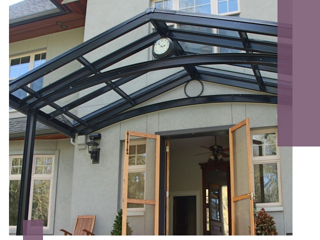 Изготовление и монтаж навесов и козырьков в Шуе