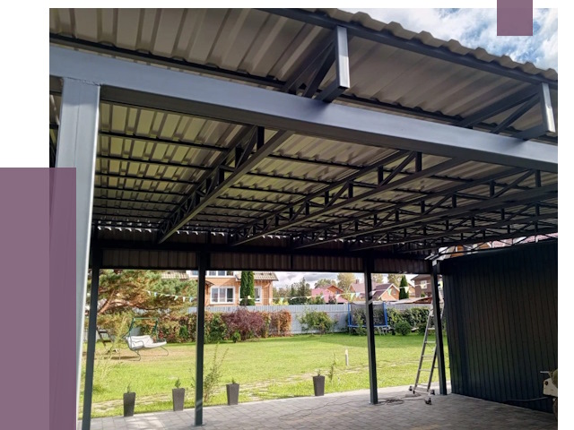 Монтаж навесов в Шуе от 7402 руб. — установка навеса | ПРОЛЁТ-Шуя