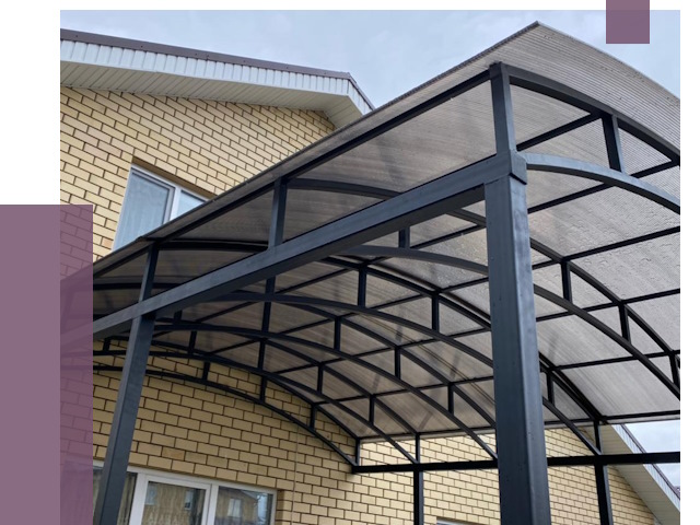 Монтаж козырьков в Шуе от 11565 руб. | ПРОЛЁТ-Шуя