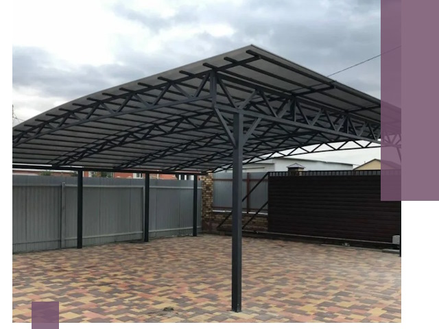 Недорогие навесы под ключ в Шуе — изготовление и монтаж