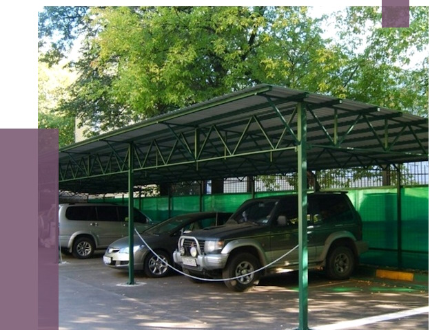 Навесы для парковки в Шуе от 80698 руб. заказать | ПРОЛЁТ-Шуя