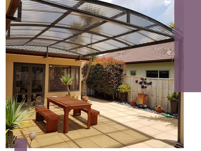 Навесы во двор под ключ в Шуе — изготовление и монтаж