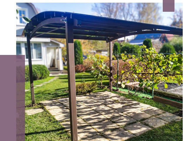 Навесы для дачи в Шуе от 12799 руб. под ключ — ПРОЛЁТ-Шуя