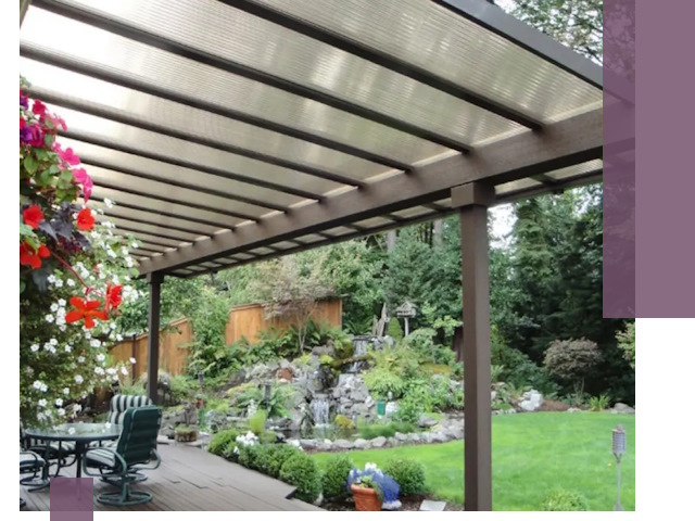 Навесы из поликарбоната под ключ в Шуе быстро и надёжно