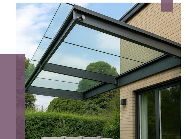 Стеклянные навесы и козырьки в Шуе от 12336 руб.