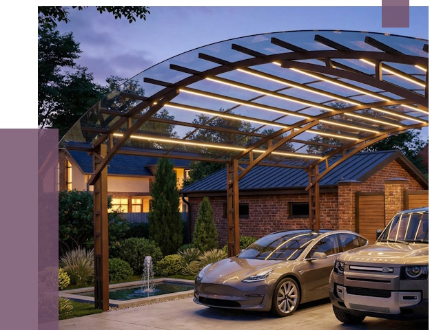 Металлические навесы в Шуе от 12747 руб. под ключ — ПРОЛЁТ-Шуя