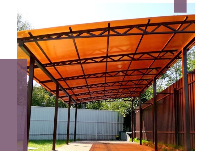 Односкатные навесы под ключ в Шуе от 13210 руб. 