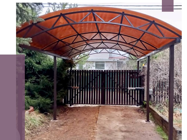 Арочные навесы в Шуе от 12799 руб. — изготовление и монтаж | ПРОЛЁТ-Шуя