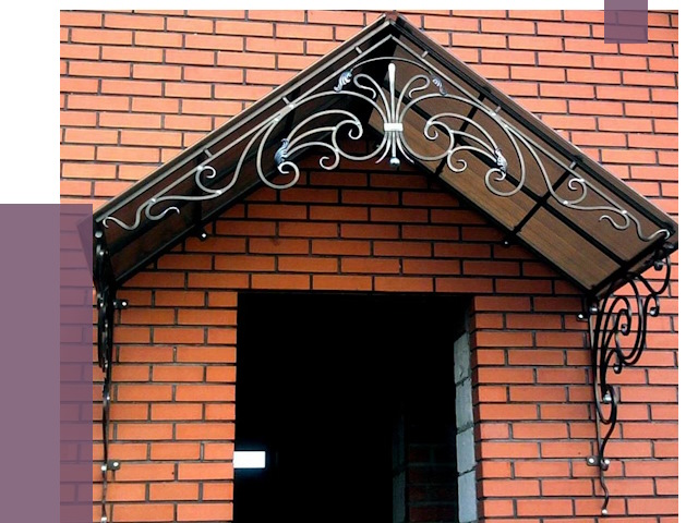 Металлические козырьки в Шуе от 10743 руб. 