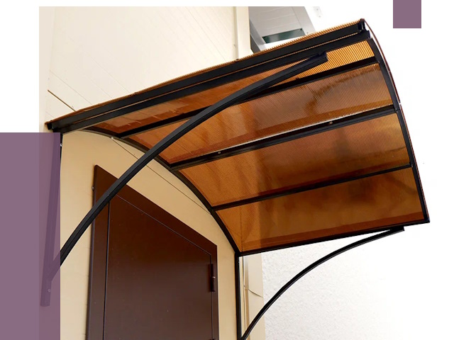 Недорогие козырьки в Шуе от 7628 руб.  | ПРОЛЁТ-Шуя