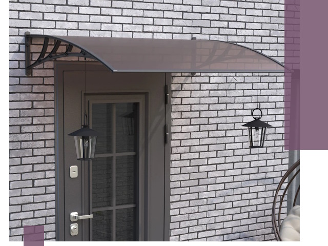 Недорогие козырьки и навесы под ключ в Шуе