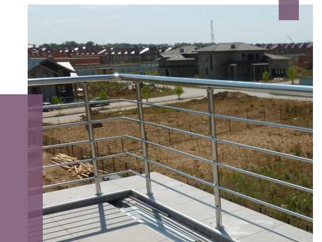 Парапеты из нержавеющей стали в Шуе от 8018 руб. за м² | ПРОЛЁТ-Шуя