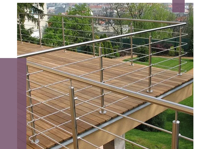 Алюминиевые парапеты в Шуе под ключ от 7813 руб. 