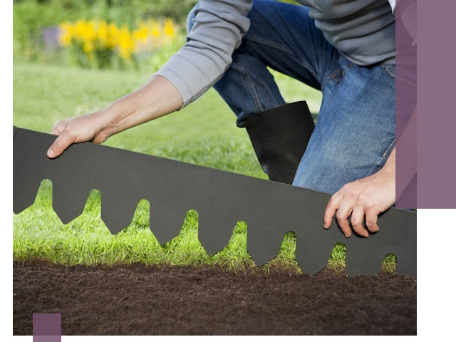 Металлические бордюры для газона в Шуе — изготовление и монтаж