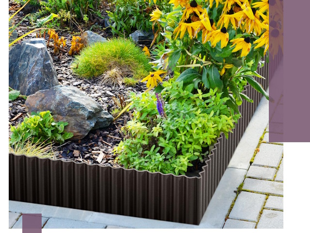 Металлические бордюры для клумб в Шуе — производство и монтаж